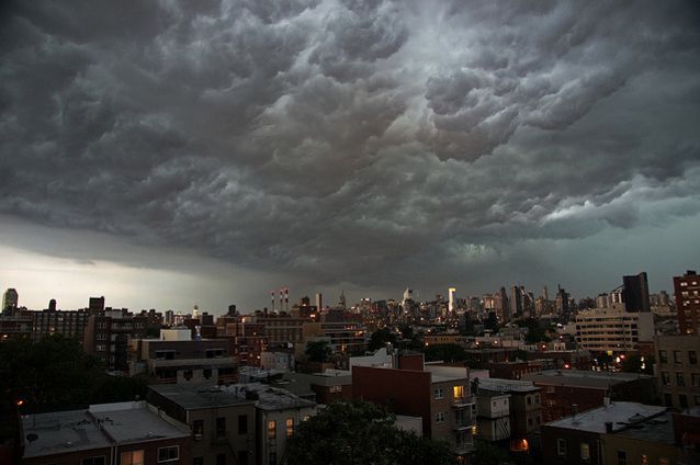 NOTE: the skies over NYC do not look like this right now, but they may very well look like this a little later today